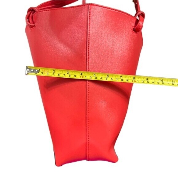 Neiman Marcus Coral Tote‎ Shoulder Purse Bag - Picture 9 of 13